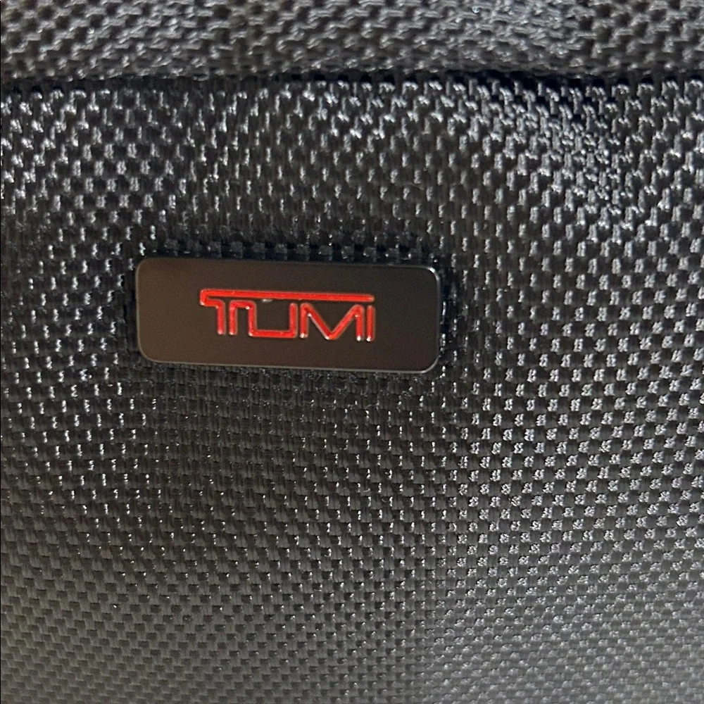 Tumi Black Textured Pouch